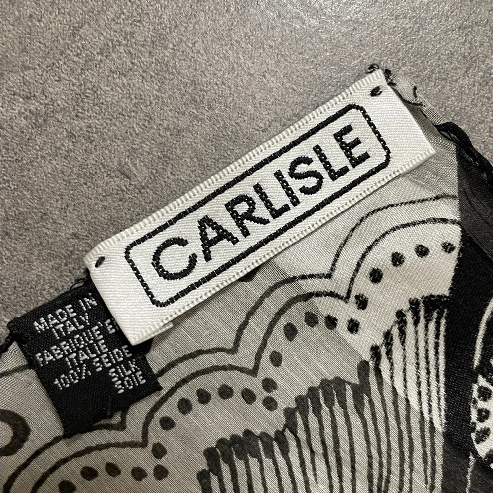Vintage‎ Carlisle 100% Silk Butterfly Scarf